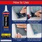Fabric Glue, Permanent Clear Washable Clothing Glue for All Fabrics, Cotton, Flannel, Denim, Leather, Polyester, Doll Repair, 24 Hours Dry and Waterproof (Fabric Glue)